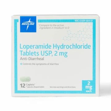 Loperamide Anti-Diarrheal Caplets