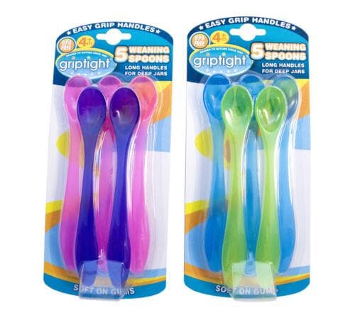 Griptight 5 Weaning Spoons